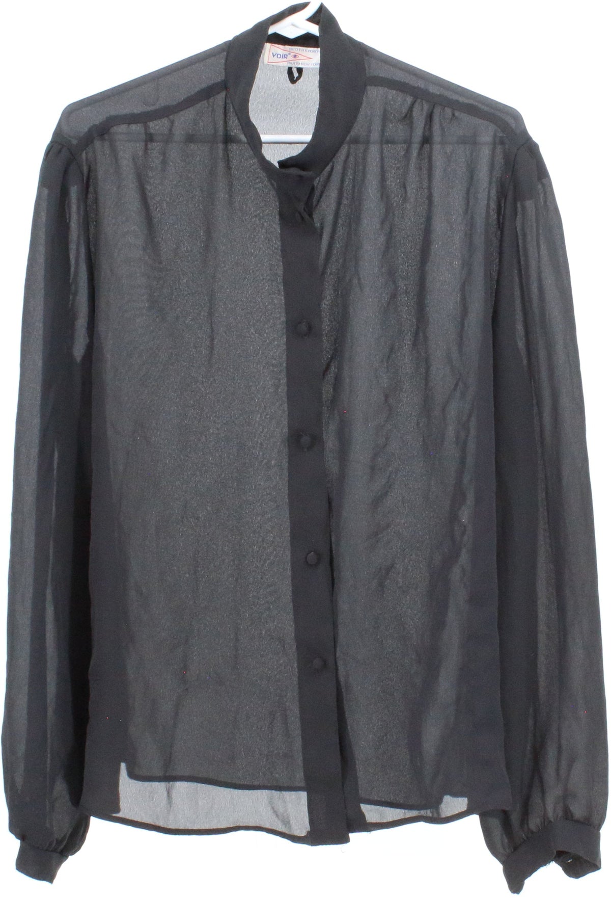 Voir by D E H Sportswear Black Blouse