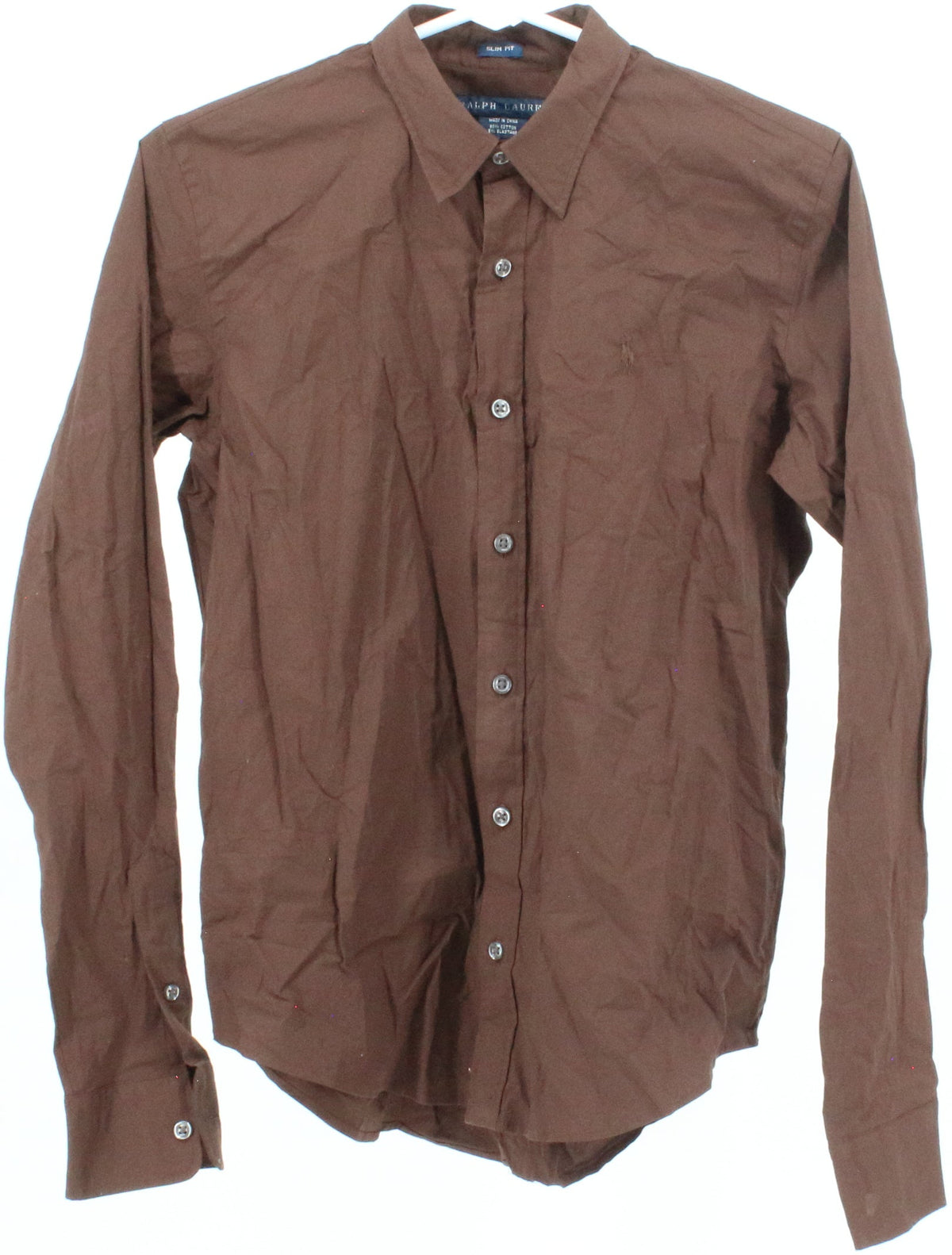 Ralph Lauren Brown Slim Fit Shirt