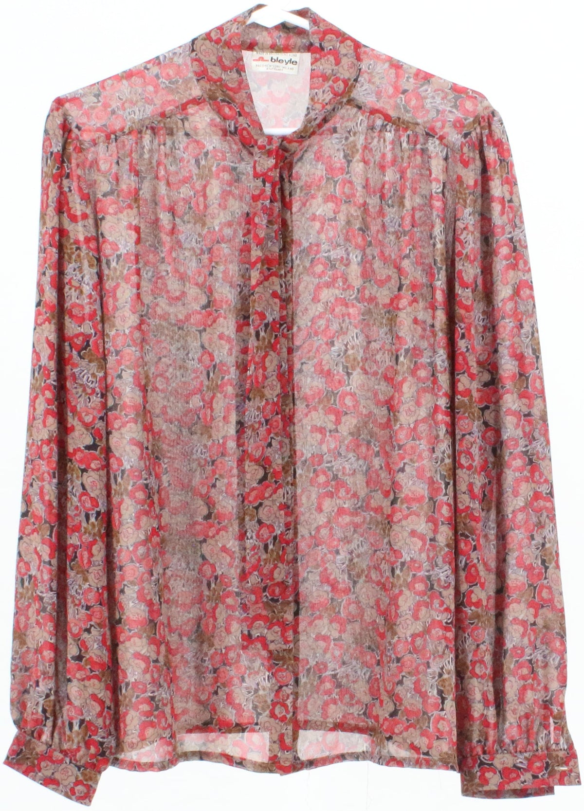 Bleyle Red Flower Print Tie Top