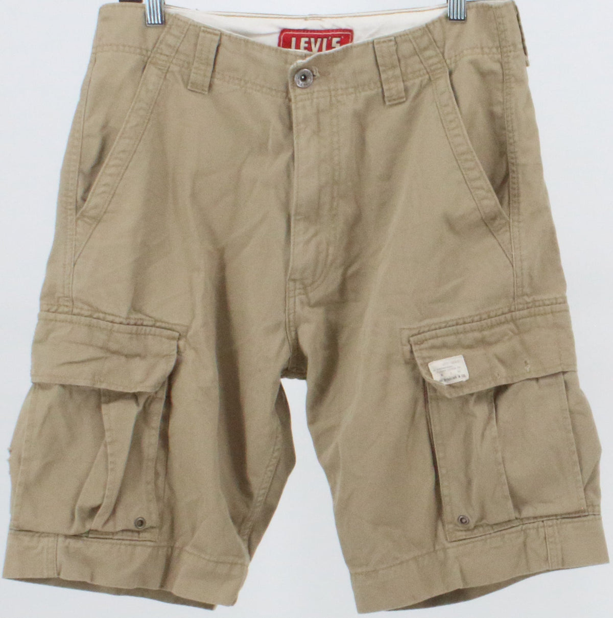 Levis Khaki Cargo Shorts