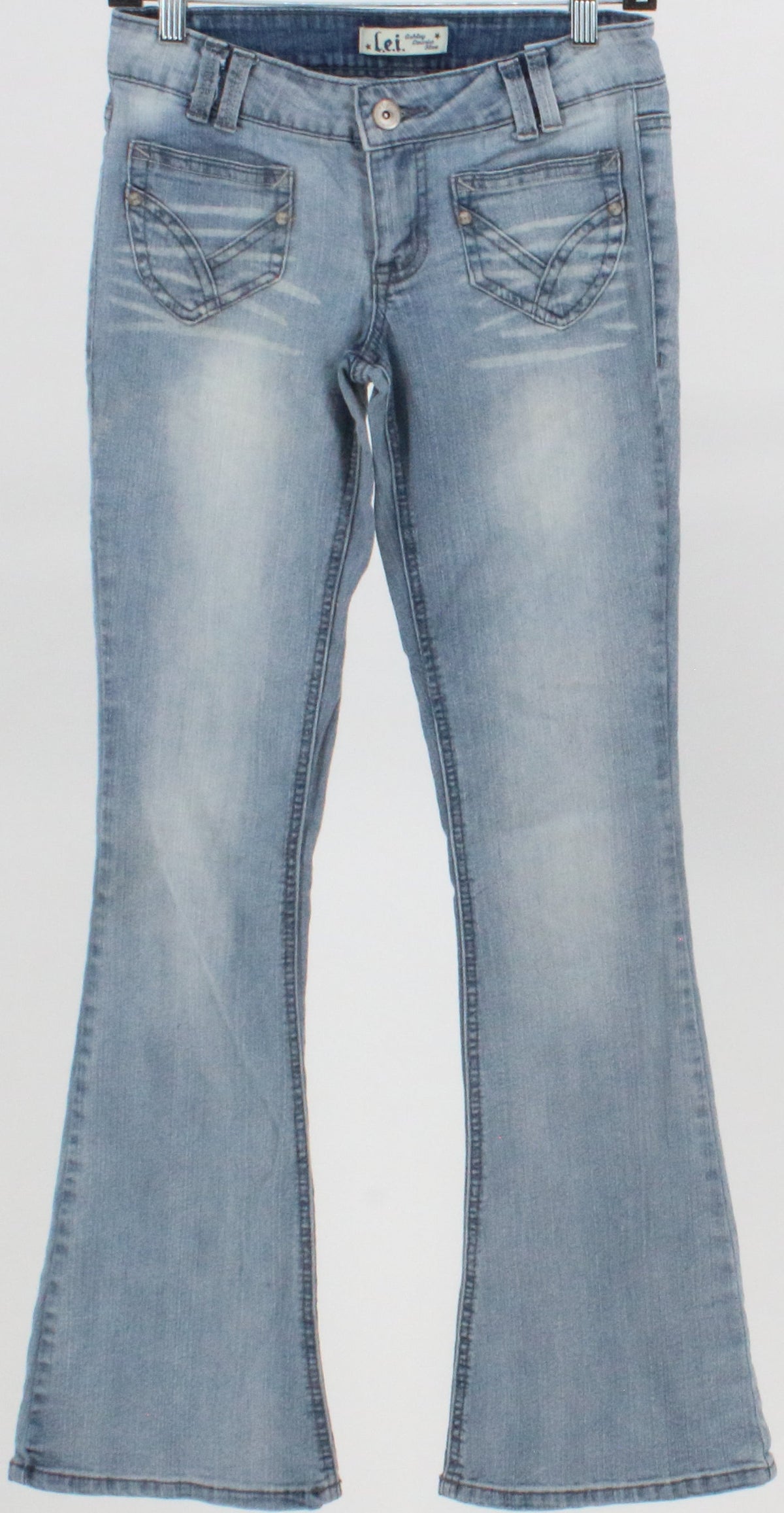 L.E.I. Ashley Lowrise Flare Denim Pants