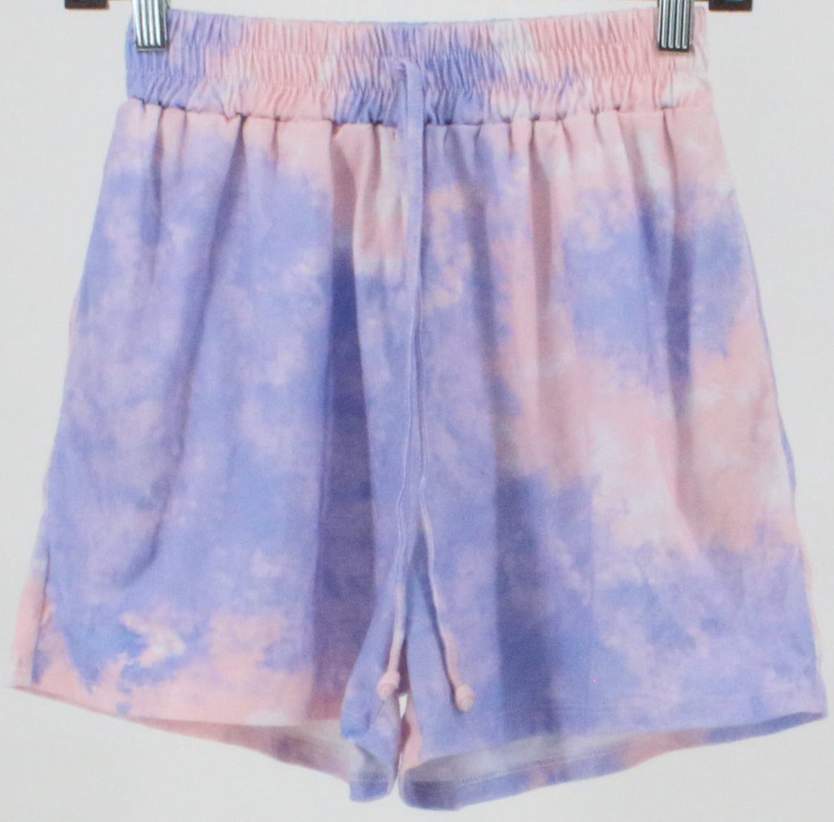 Purple and Pink Tie Dye Shorts