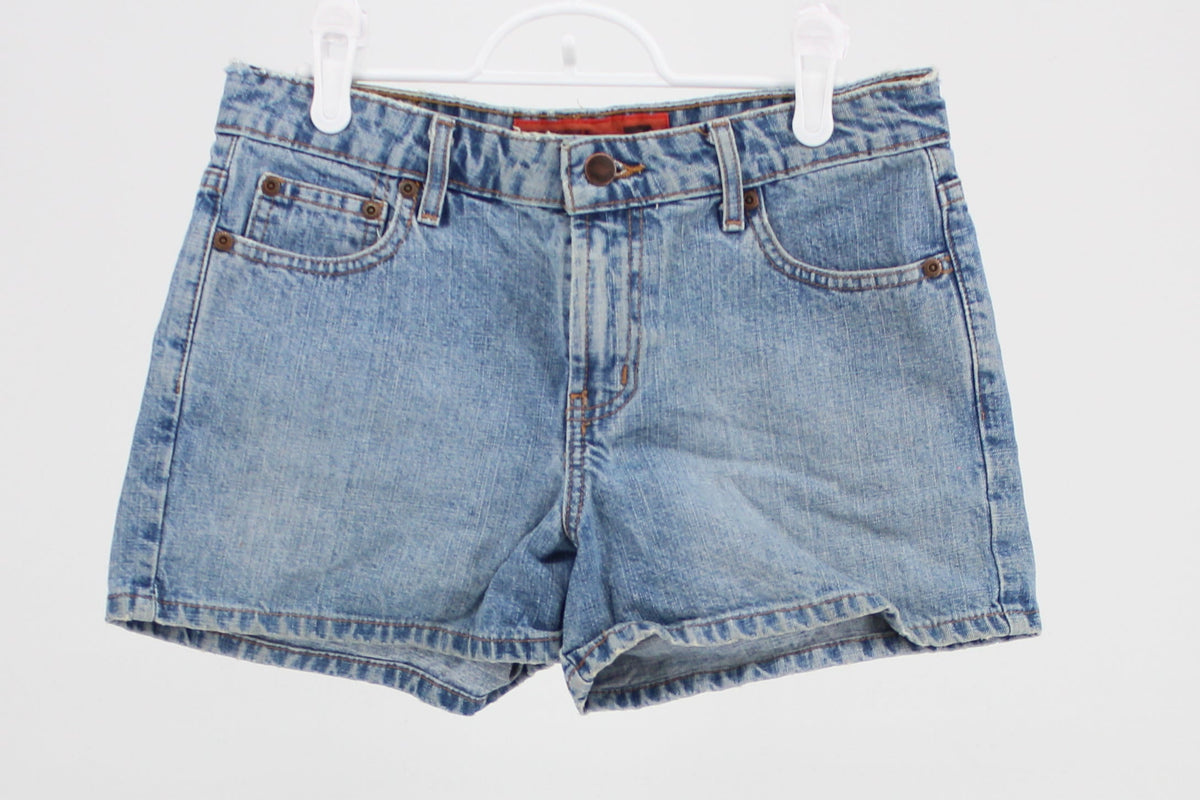 Mossimo Faded Denim Shorts in Medium Light Wash