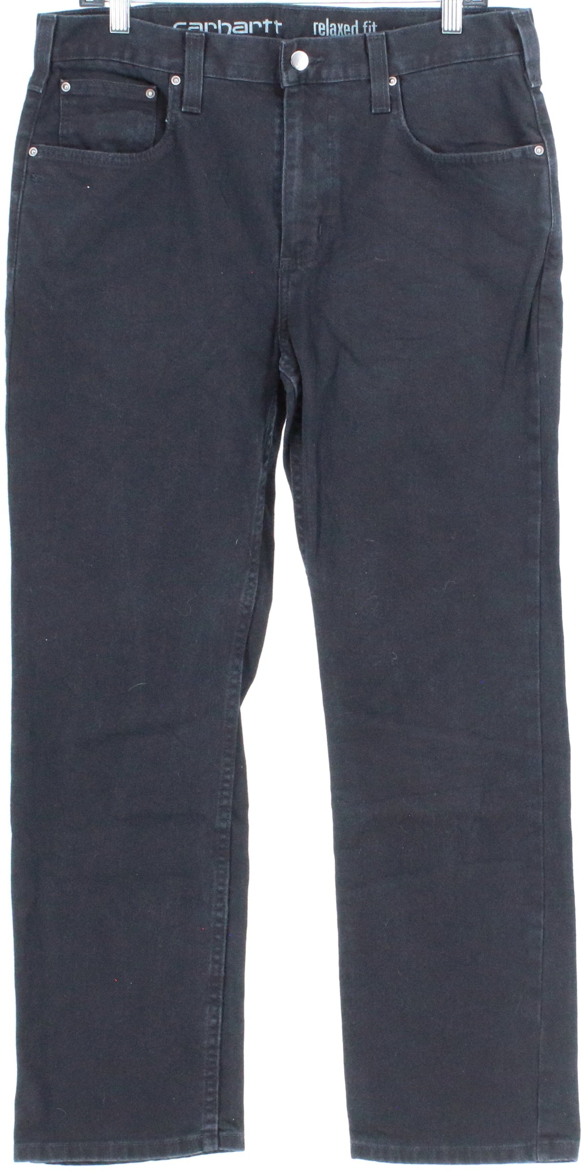 Carhartt Rugged Flex Black Straight Leg Relaxed Fit Pants