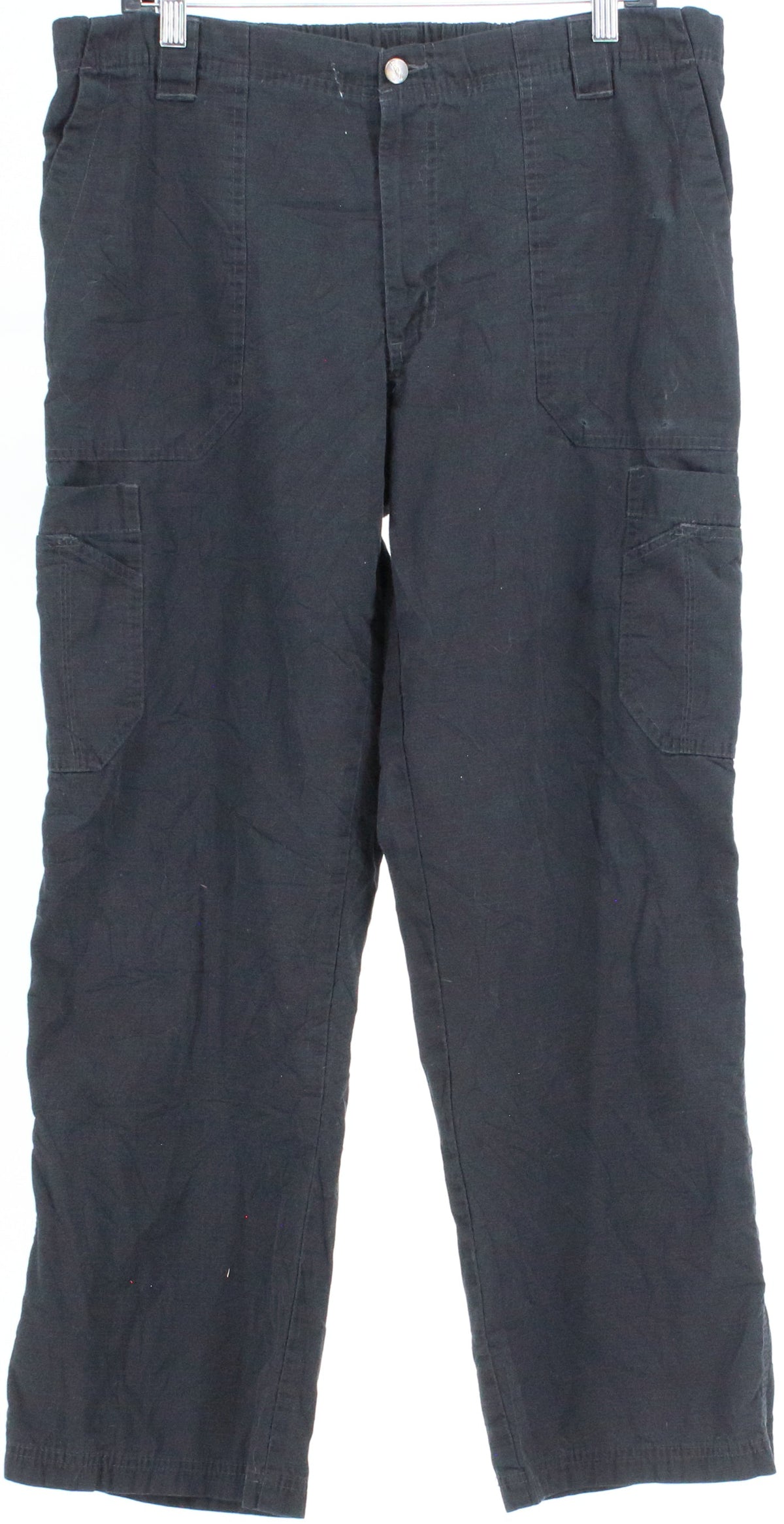 Carhartt Black Adjustable Waist Regular Fit Pants