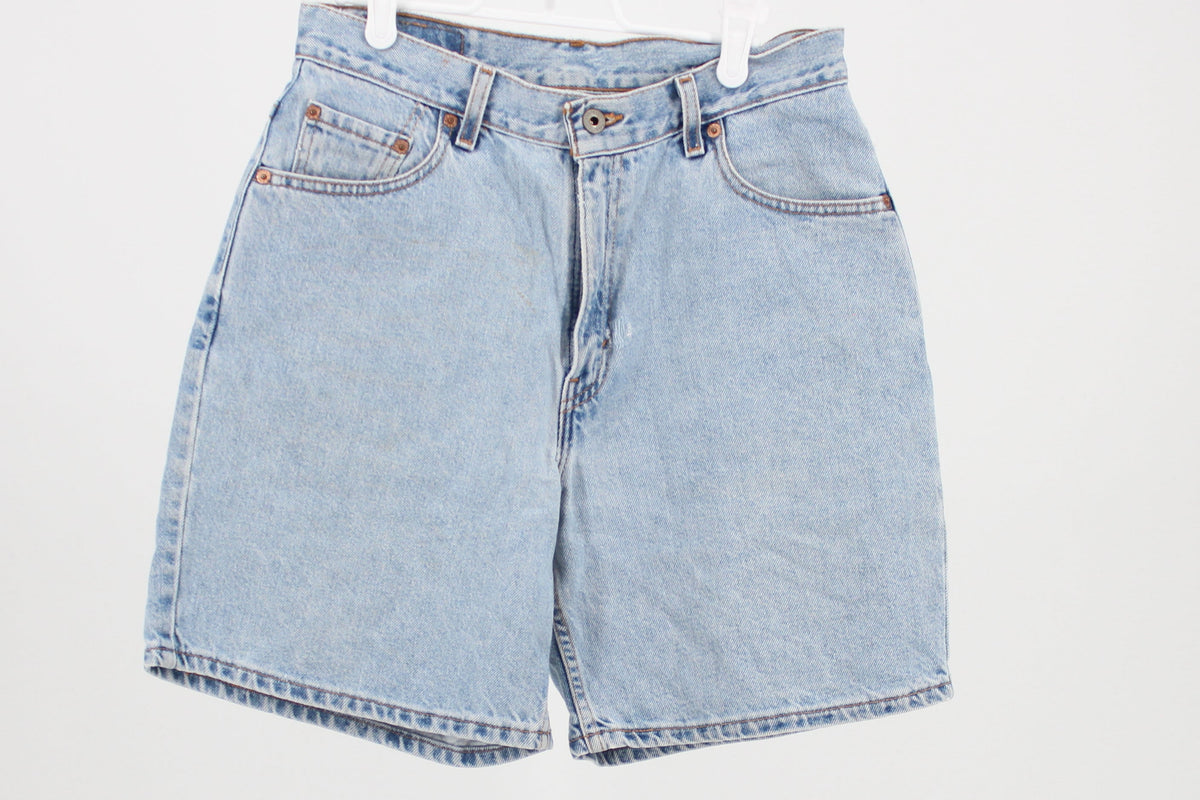 Levis Originals High Waisted Loose Leg Denim Shorts