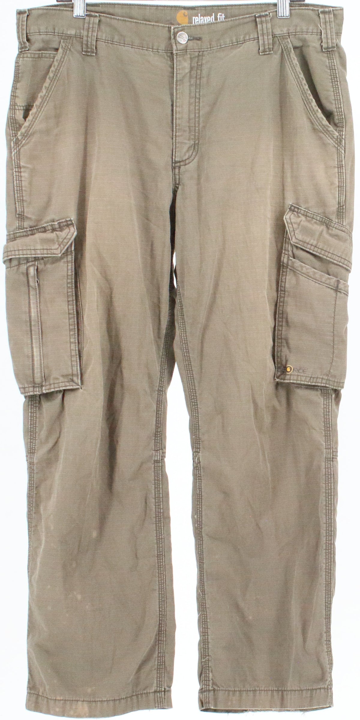 Carhartt Force Green Textured Relaxed Fit Cargo Pants