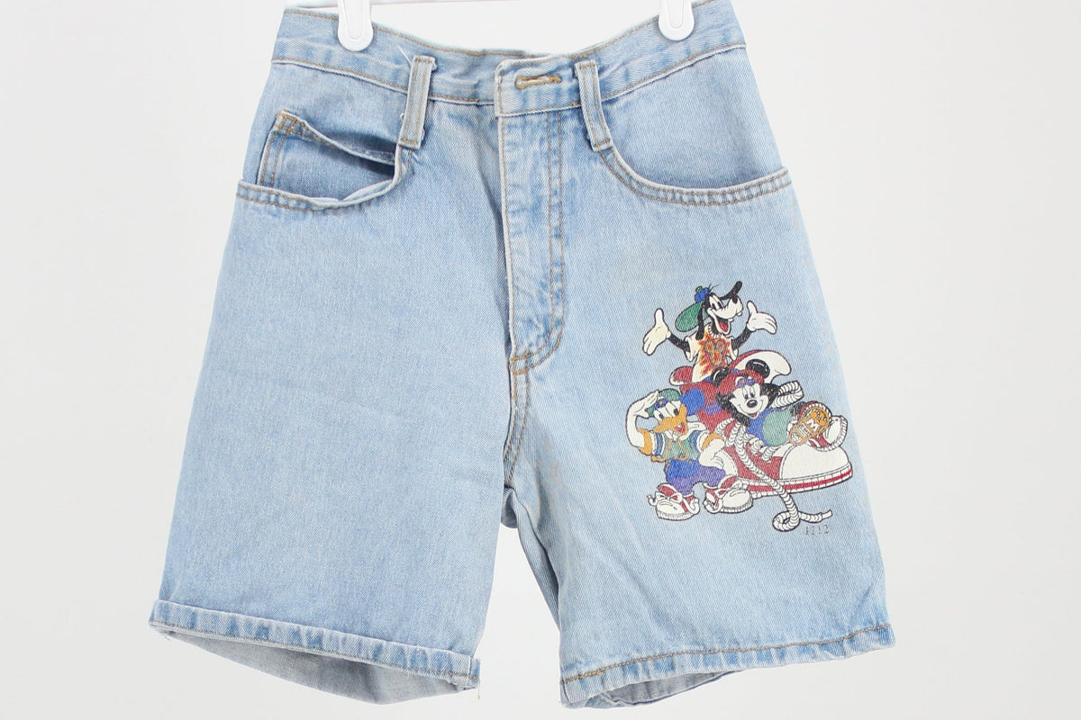 Mickey Mouse Crew Denim Shorts