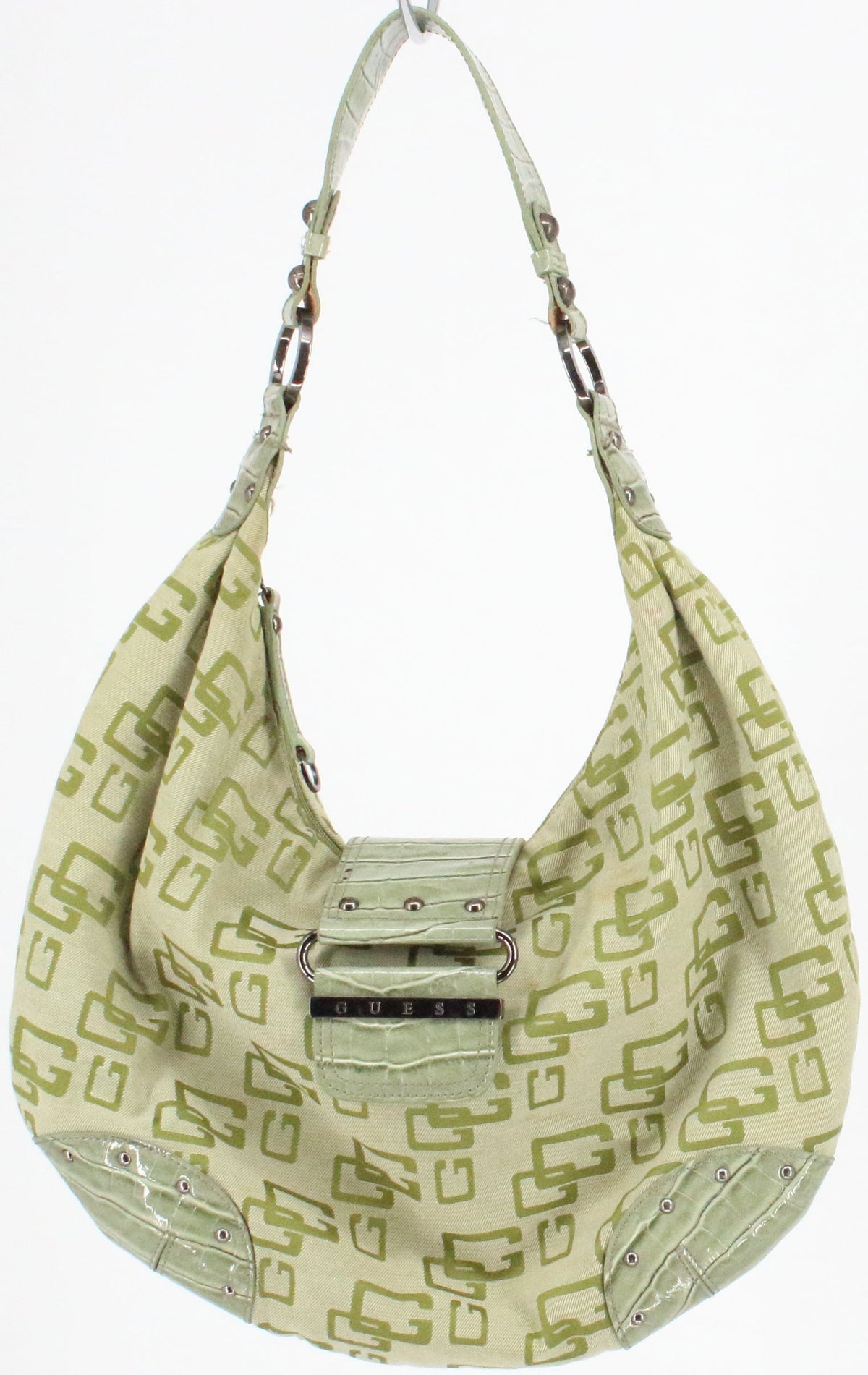 Guess Green Logo Purse