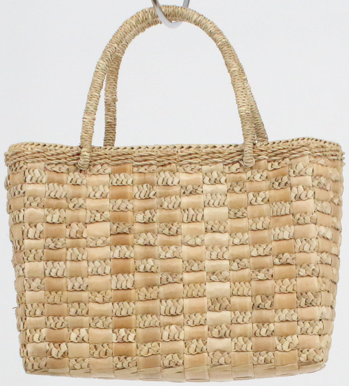 Beige Straw Bag