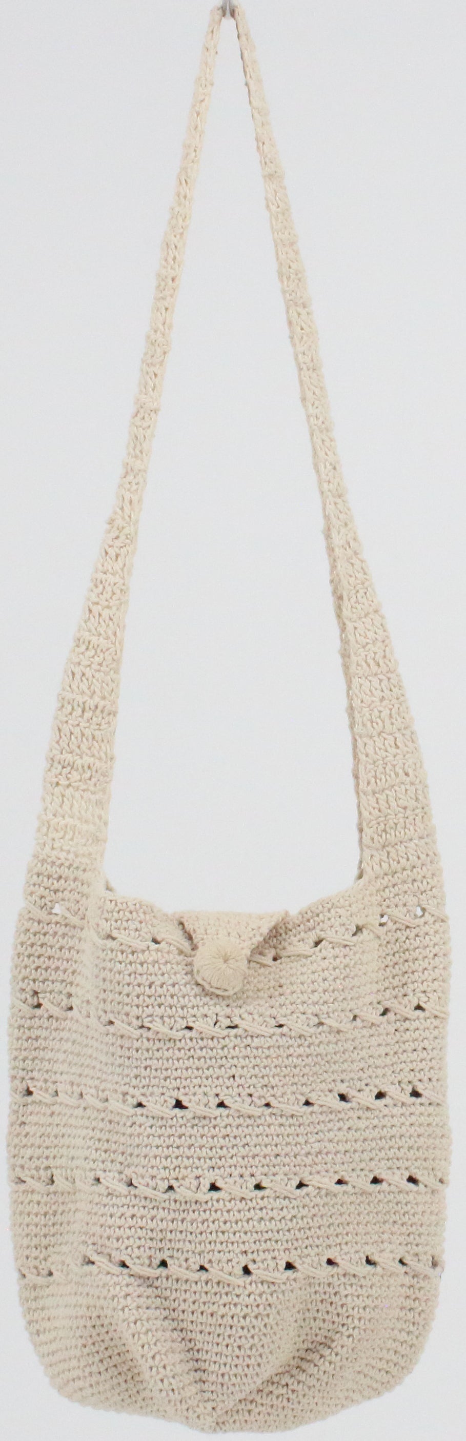 Off White Crochet Bag