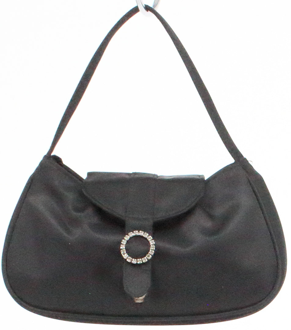 Black Satin Mini Purse