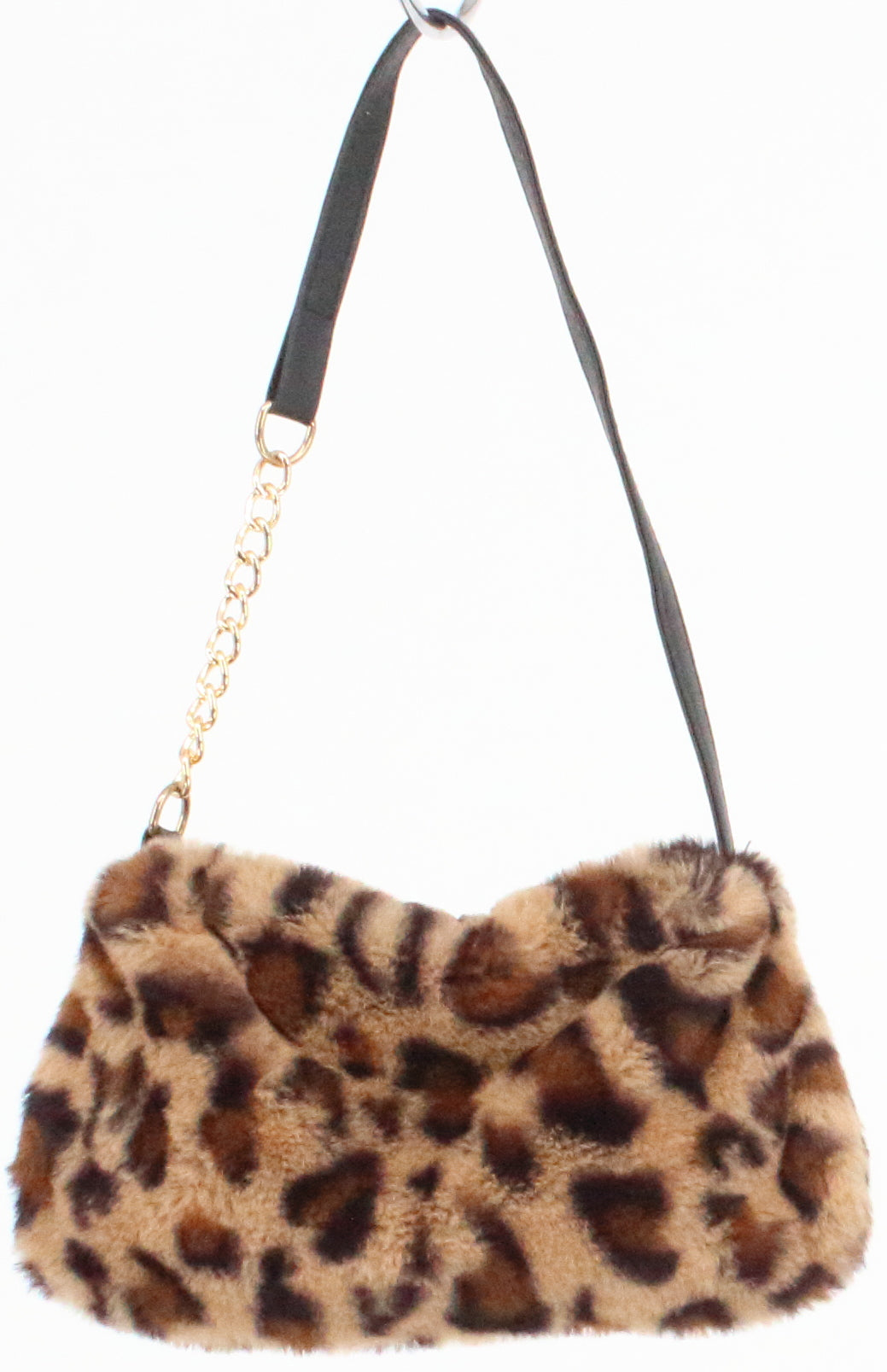 Mini Jaguar Faux Fur Purse