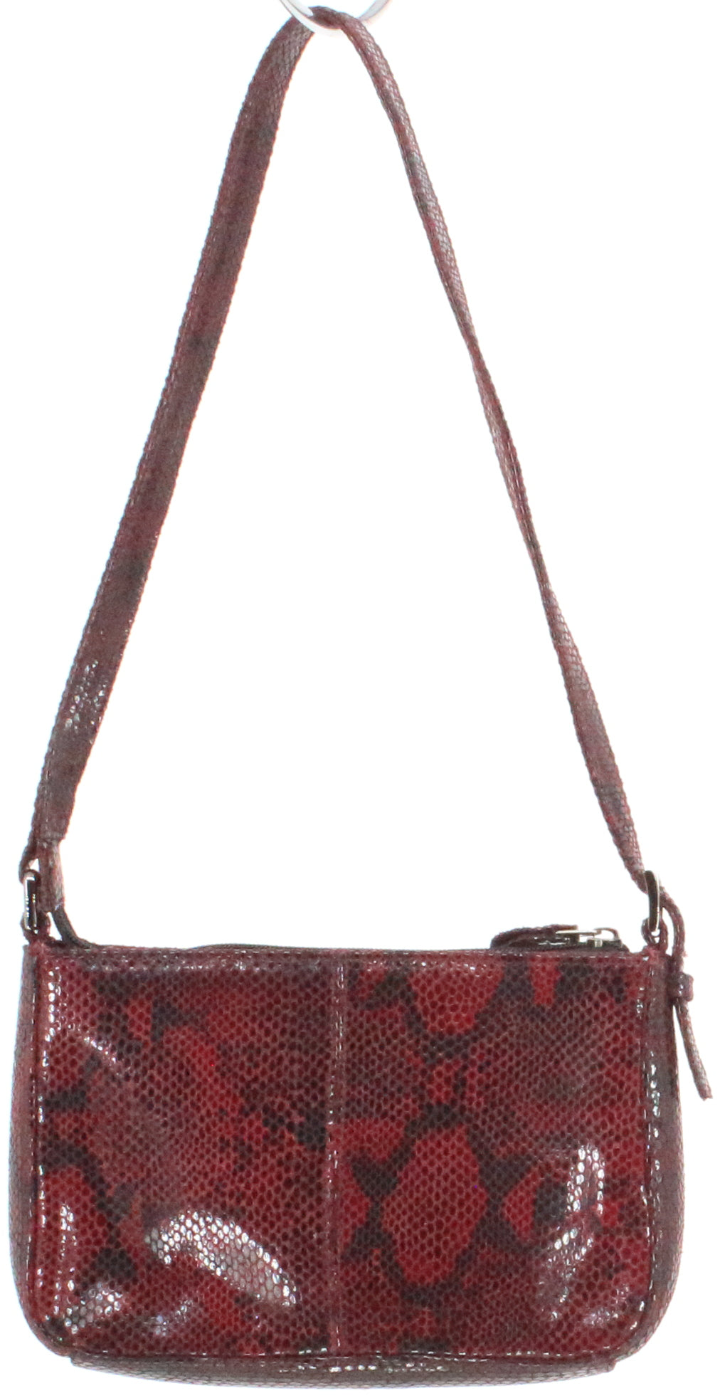 Naturalizer Burgundy Print Leather Purse