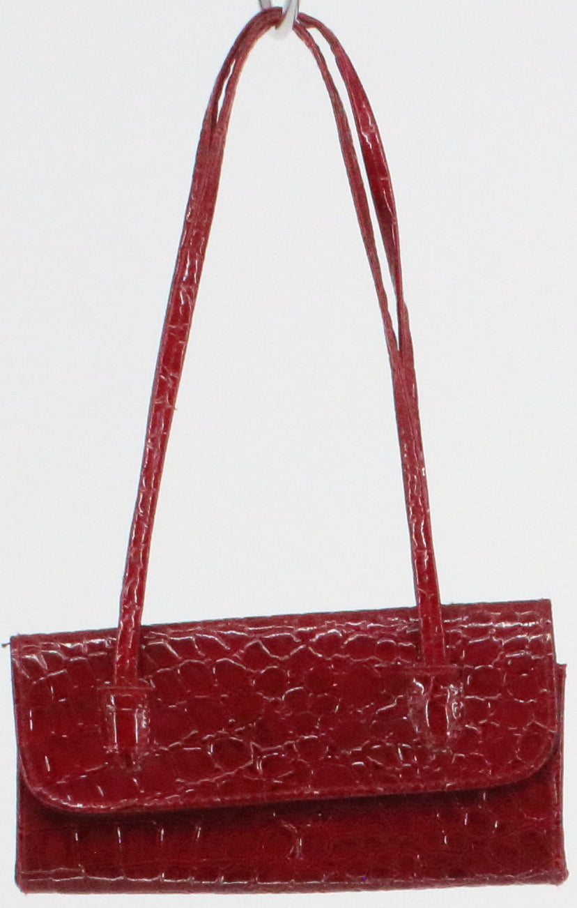 Red Croco Mini Purse