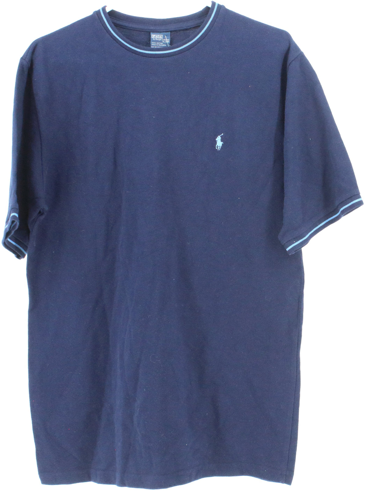 Polo by Ralph Lauren Navy Blue With Light Blue Details T-Shirt