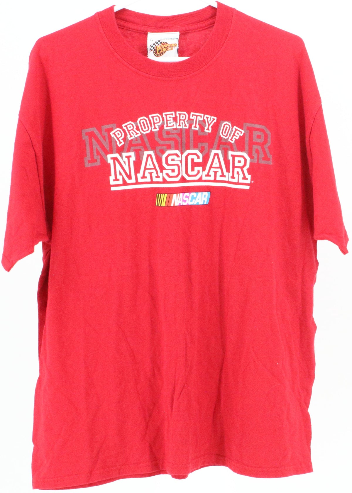 Winner's Circle Property Of Nascar Red T-Shirt