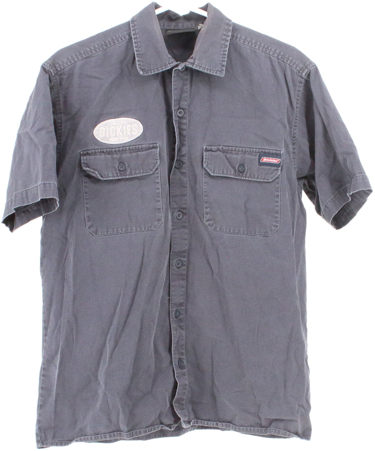 Dickies Dark Blue Short Sleeve Cotton Shirt