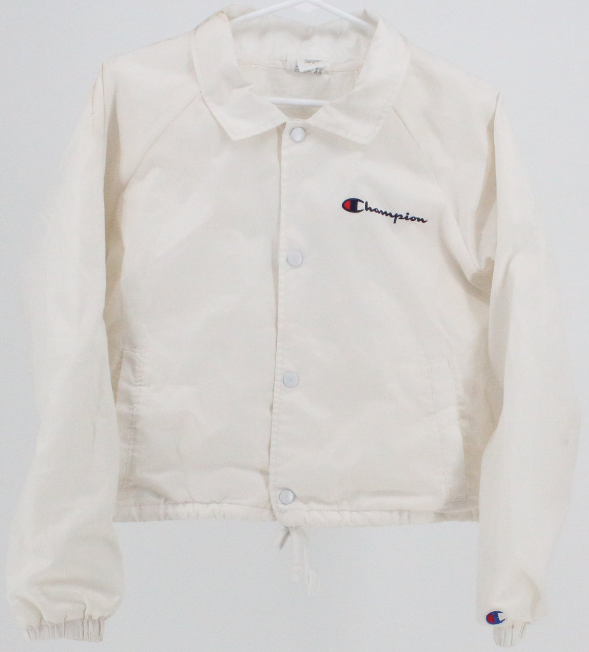 Champion White Cropped Light Women's Jacket