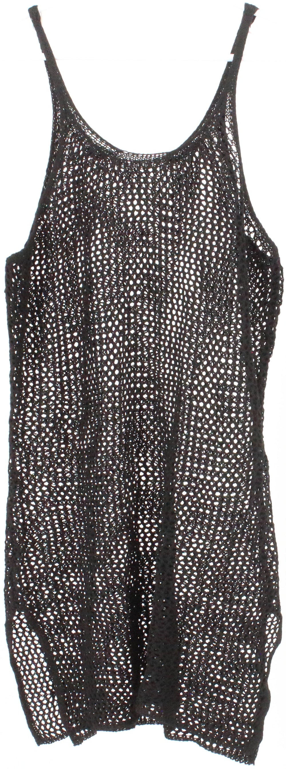 Black Perforated Coverup