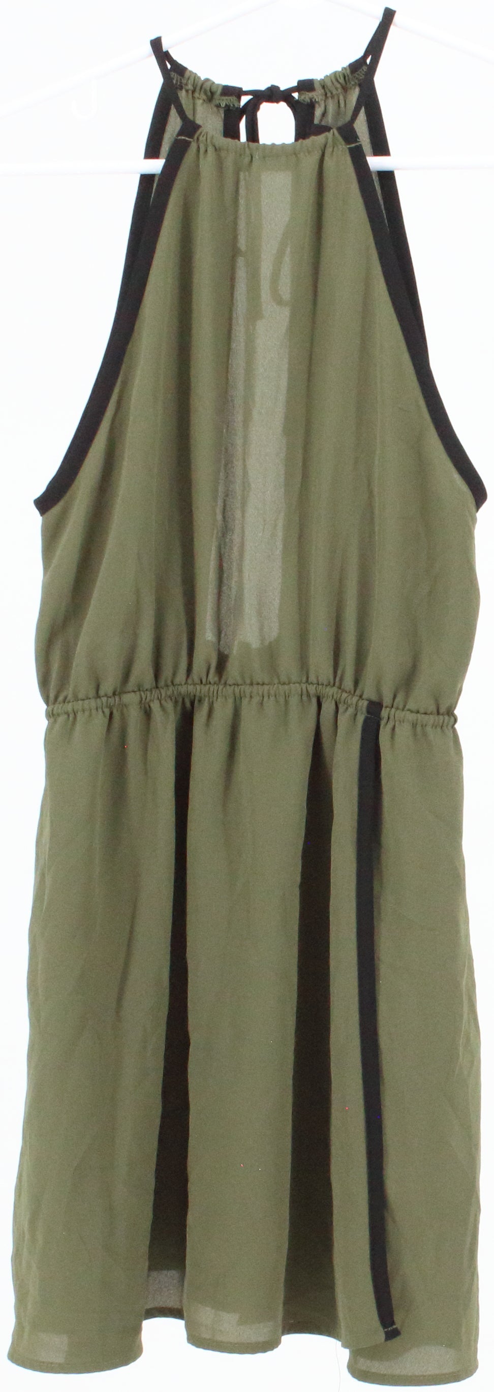 Nasty Gal Military Green and Black Tank Top