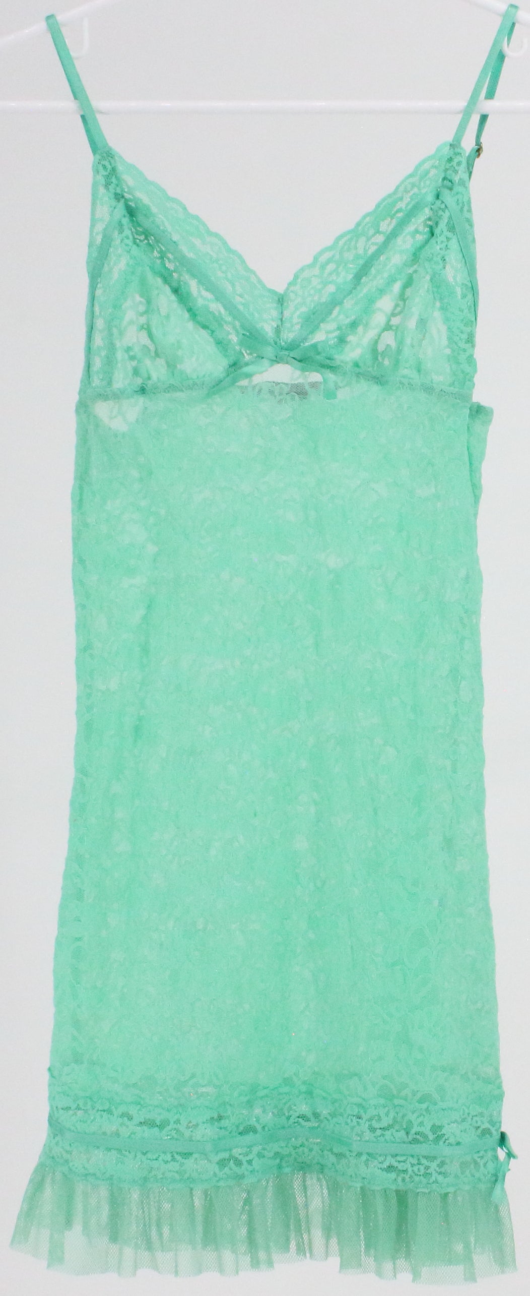 Green Victoria's Secret Lace Slip Dress