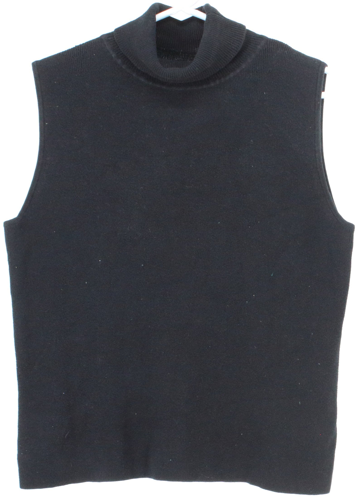 Designers Originals Black Turtleneck Sleeveless Sweater