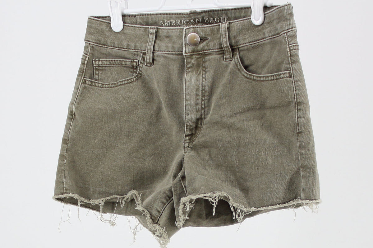 American Eagle High rise shories super stretch denim shorts