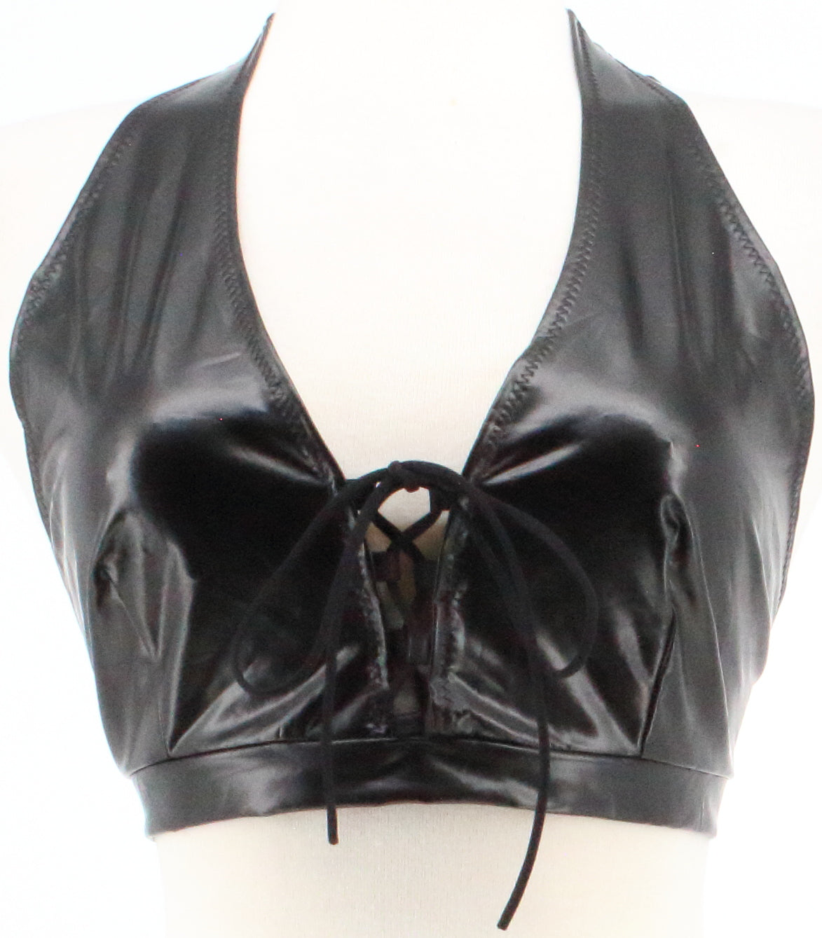 Black Front and Back Tie Top