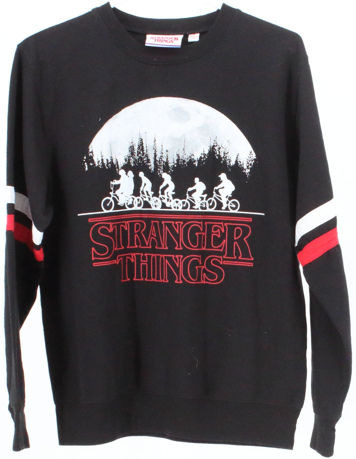 Stranger Things Black White and Red Sweatshirt