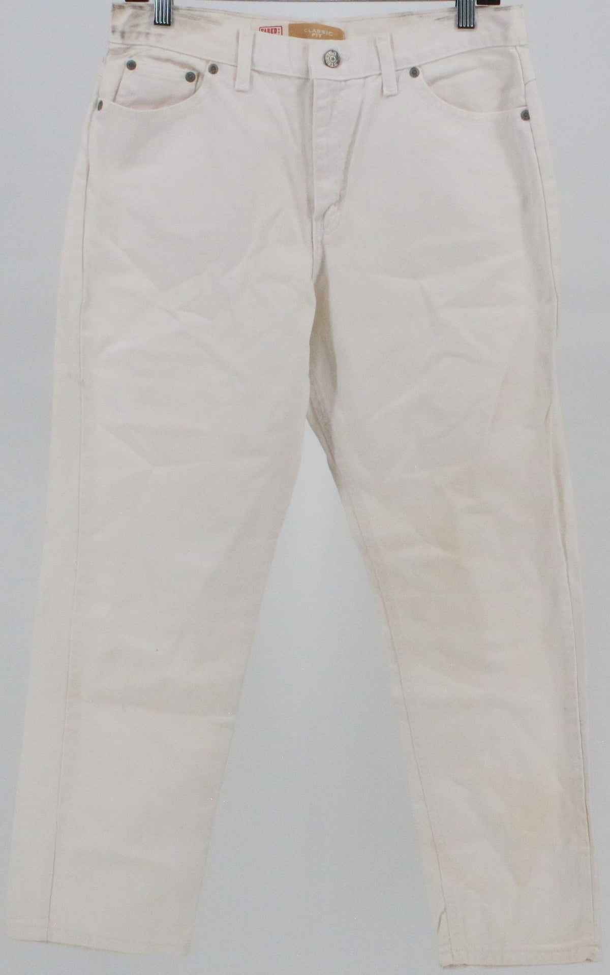 Faded Glory Classic Fit White Jeans