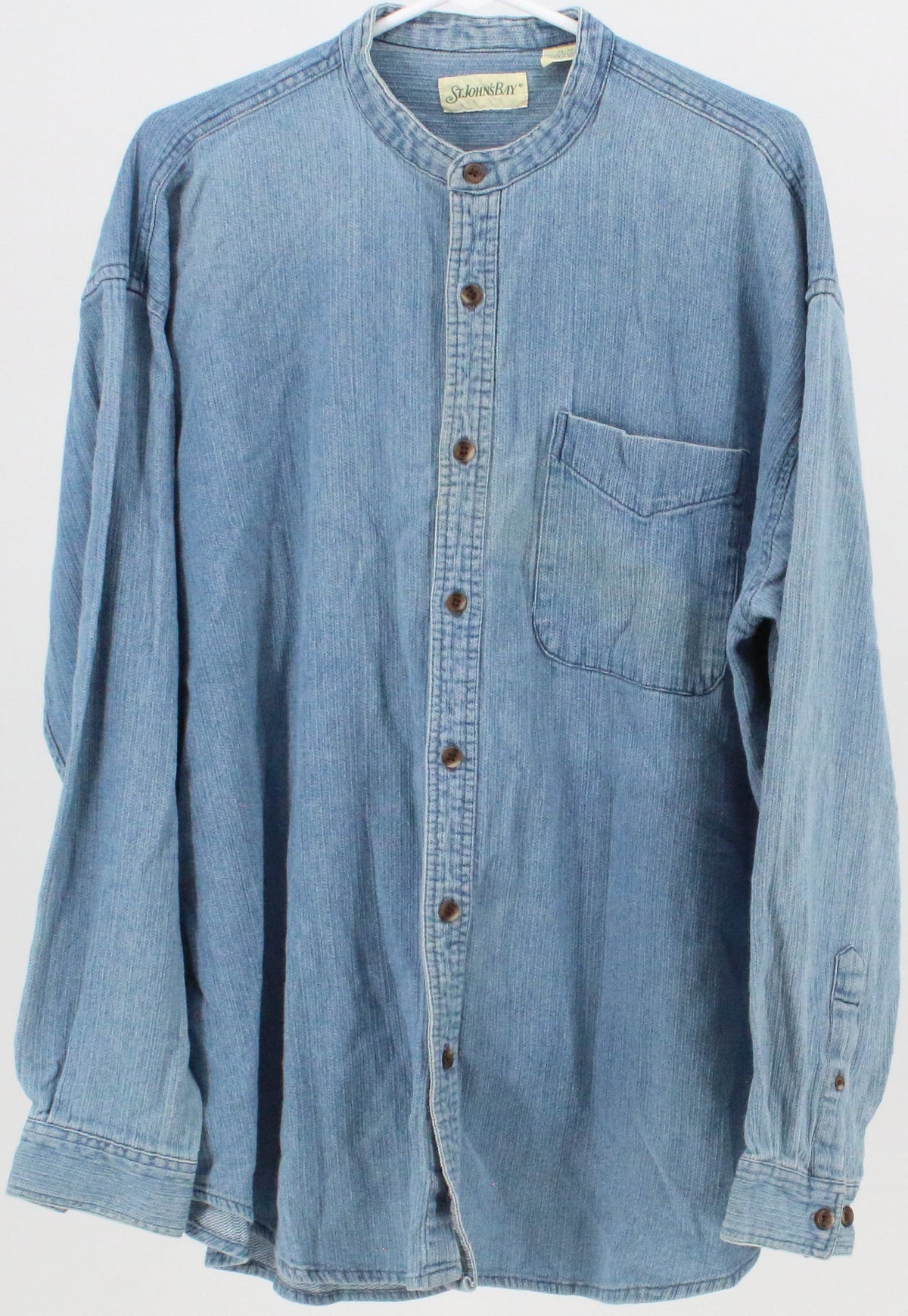 St John's Bay Blue Denim Shirt