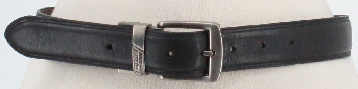 Dickies Black and Brown Reversible Leather Belt
