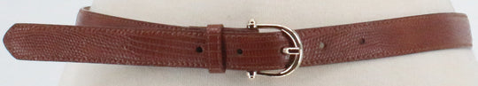 Loft Brown Croco Belt