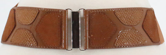 Kohls Light Brown Elastic Stretch Belt