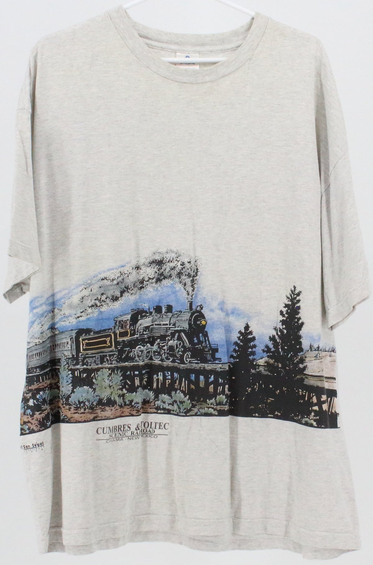 AAA Cumbres & Toltec Scenic Railroad Light Grey Melange T-Shirt