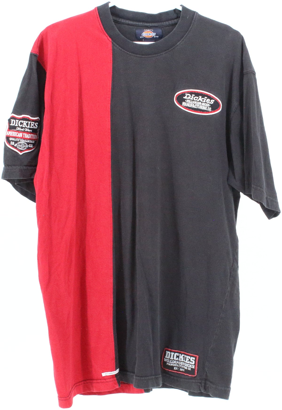 Dickies Work Wear American Tradition Black and Red T-Shirt