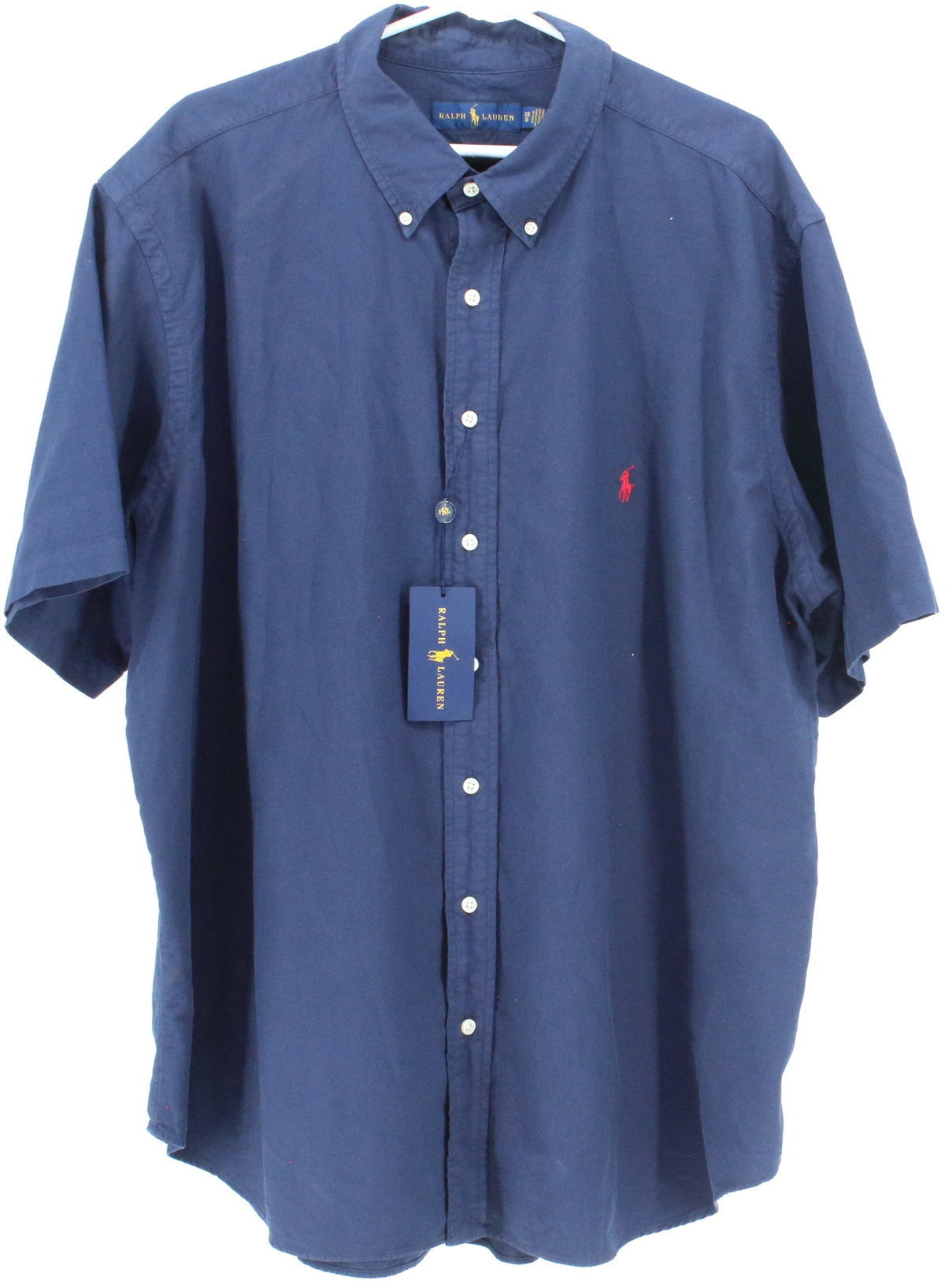 Ralph Lauren Navy Blue Short Sleeve Shirt