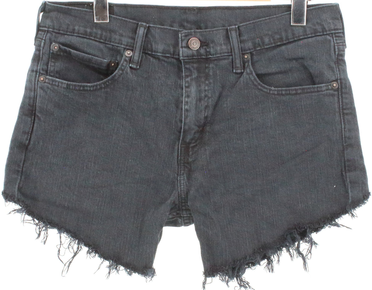 Levis 511 Black Wash Shorts