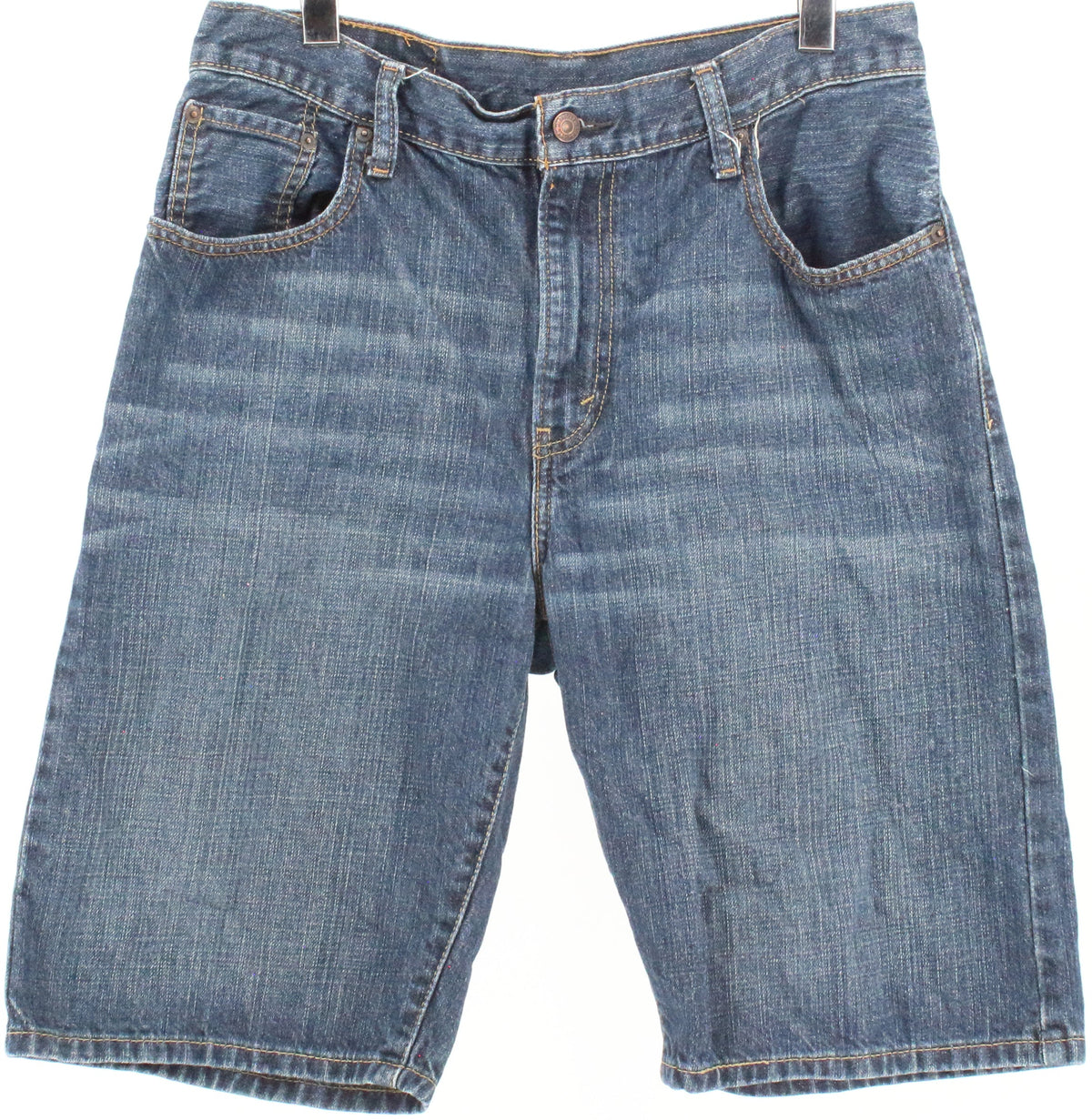 Levis 569 Dark Blue Wash Denim Shorts