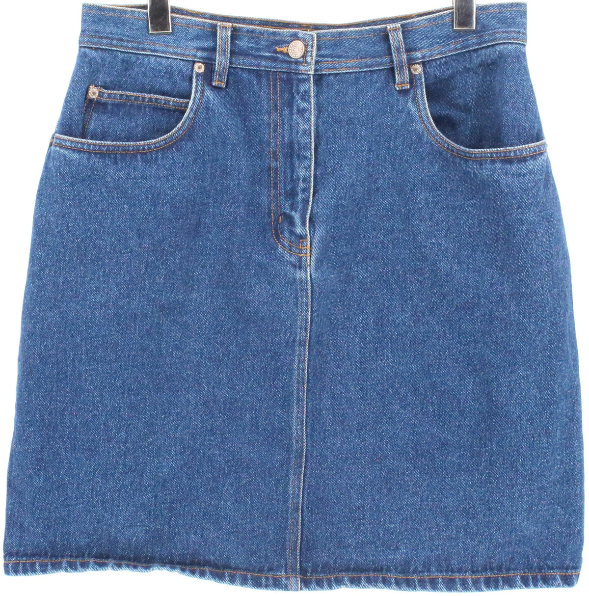 Bill Blass Jeans Dark Wash Denim Skirt