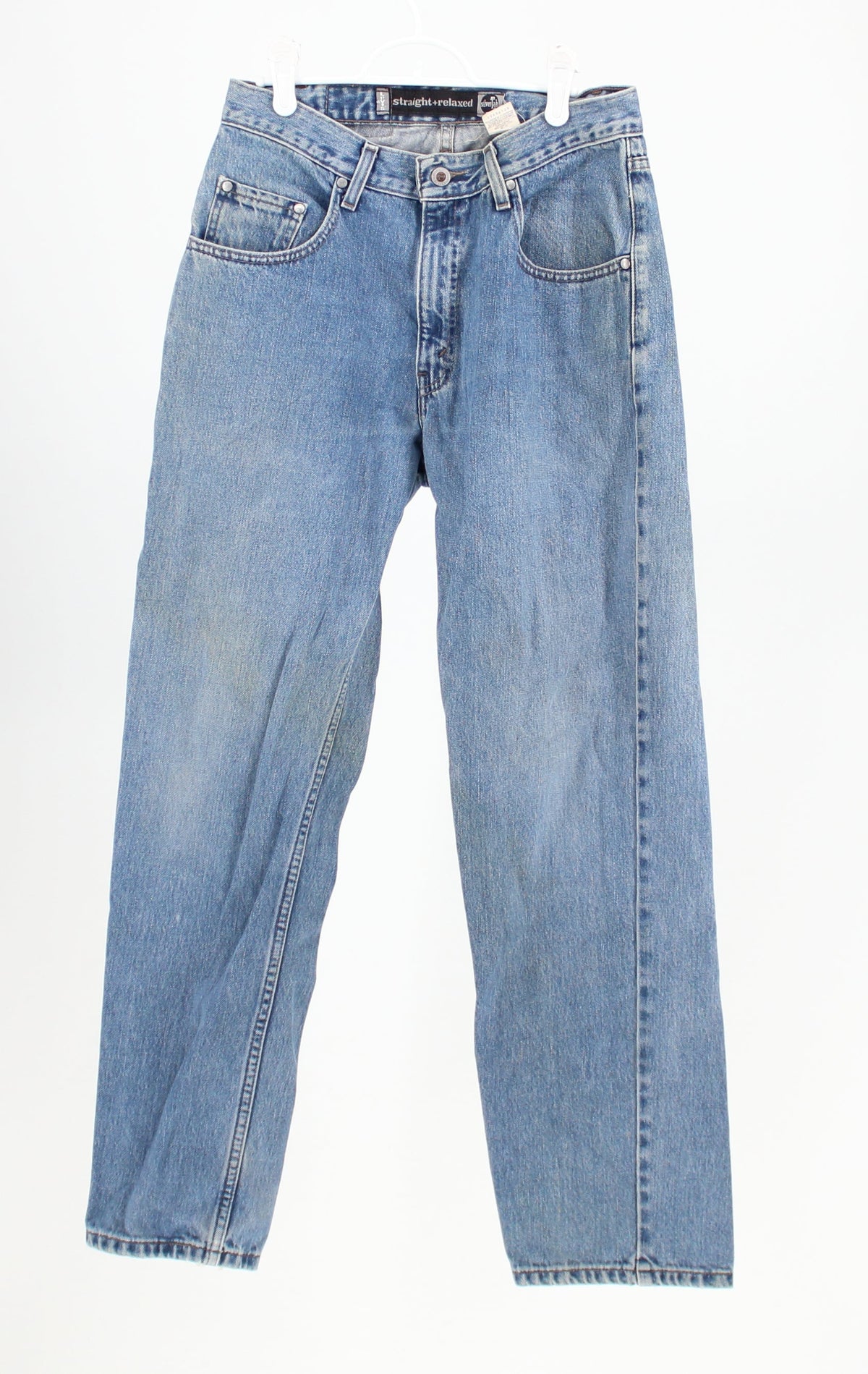 Levis Straight and Relaxed Silvertab Denim in Medium Wash