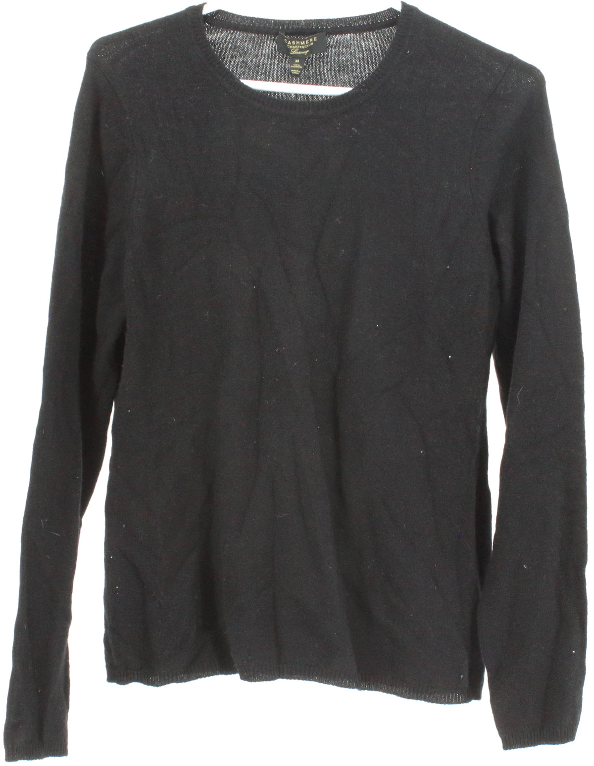 Cashmere Charter Club Luxury Black Basic Sweater