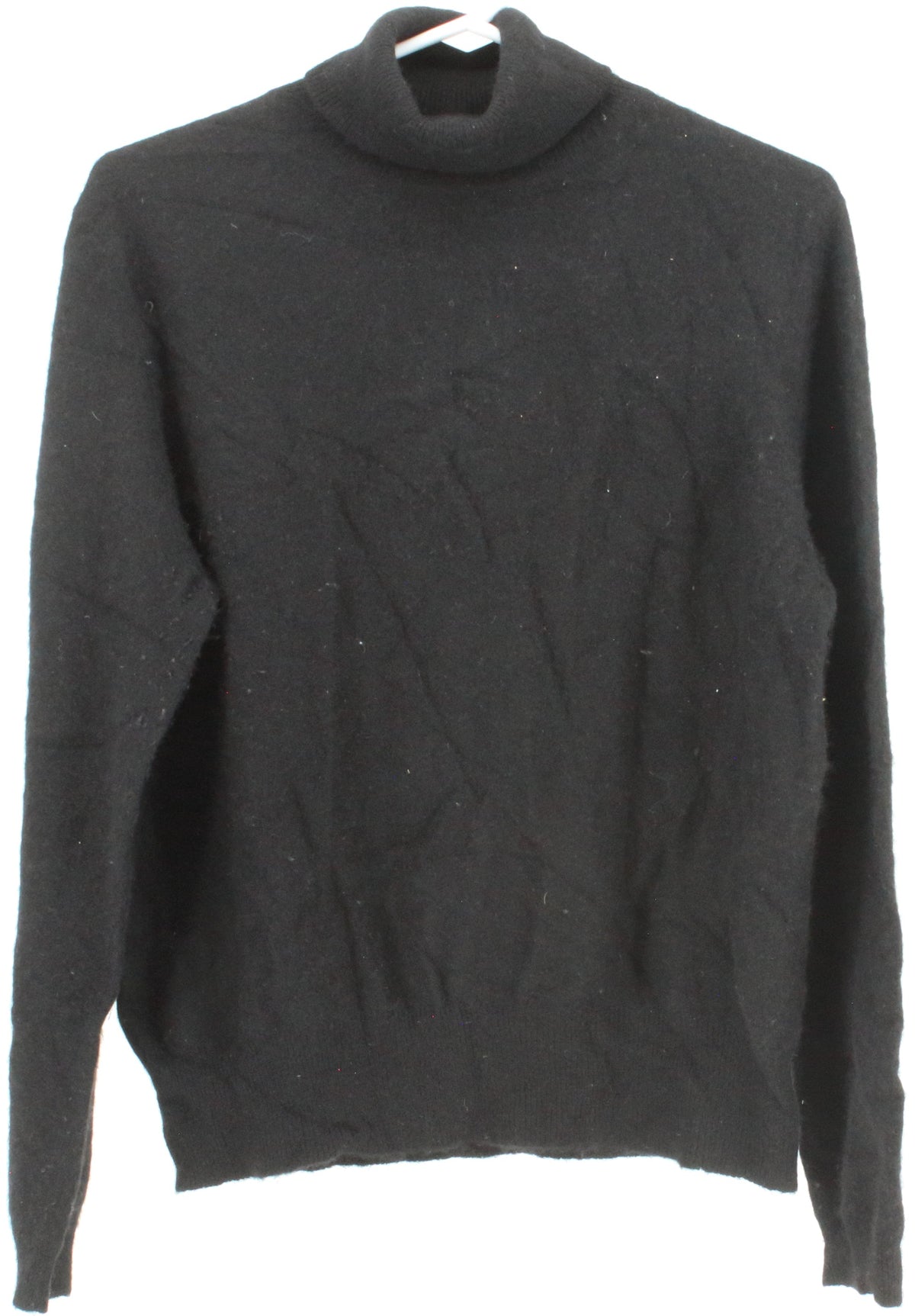 Croft & Barrow Black Turtleneck Cashmere Sweater