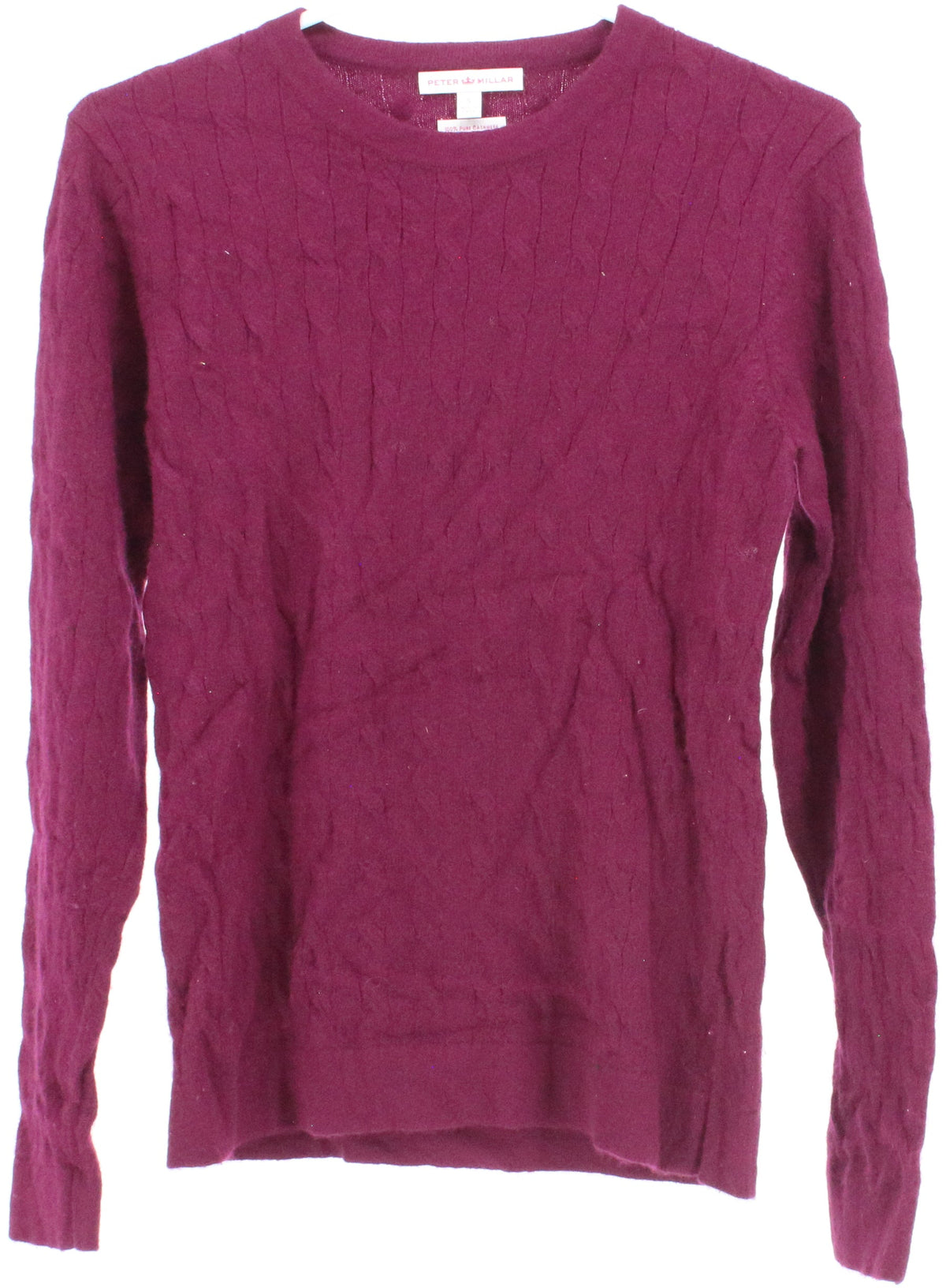 Peter Millar Magenta Cashmere Sweater