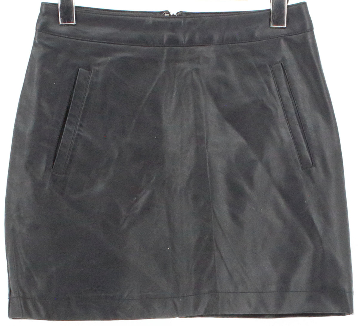 Forever 21 Black Vegan Leather Mini Skirt