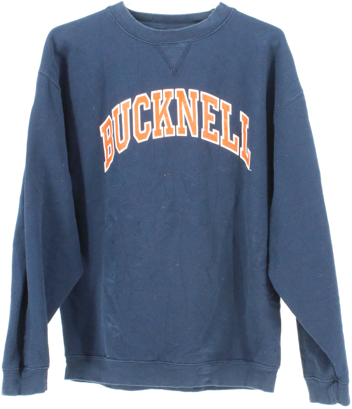 Bucknell Bison Navy Blue and Orange Sweatshirt