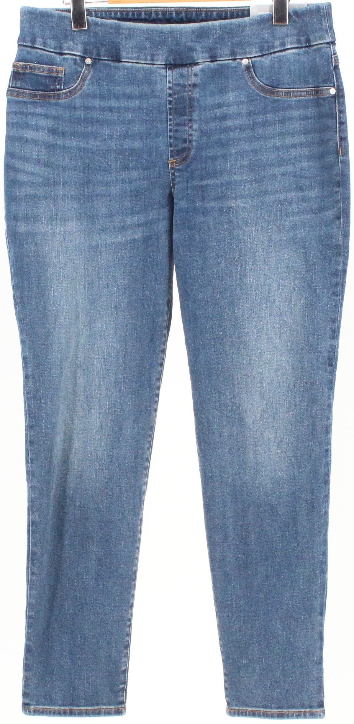 Chico's Dark Blue Wash Pull-On Denim Jegging Ankle