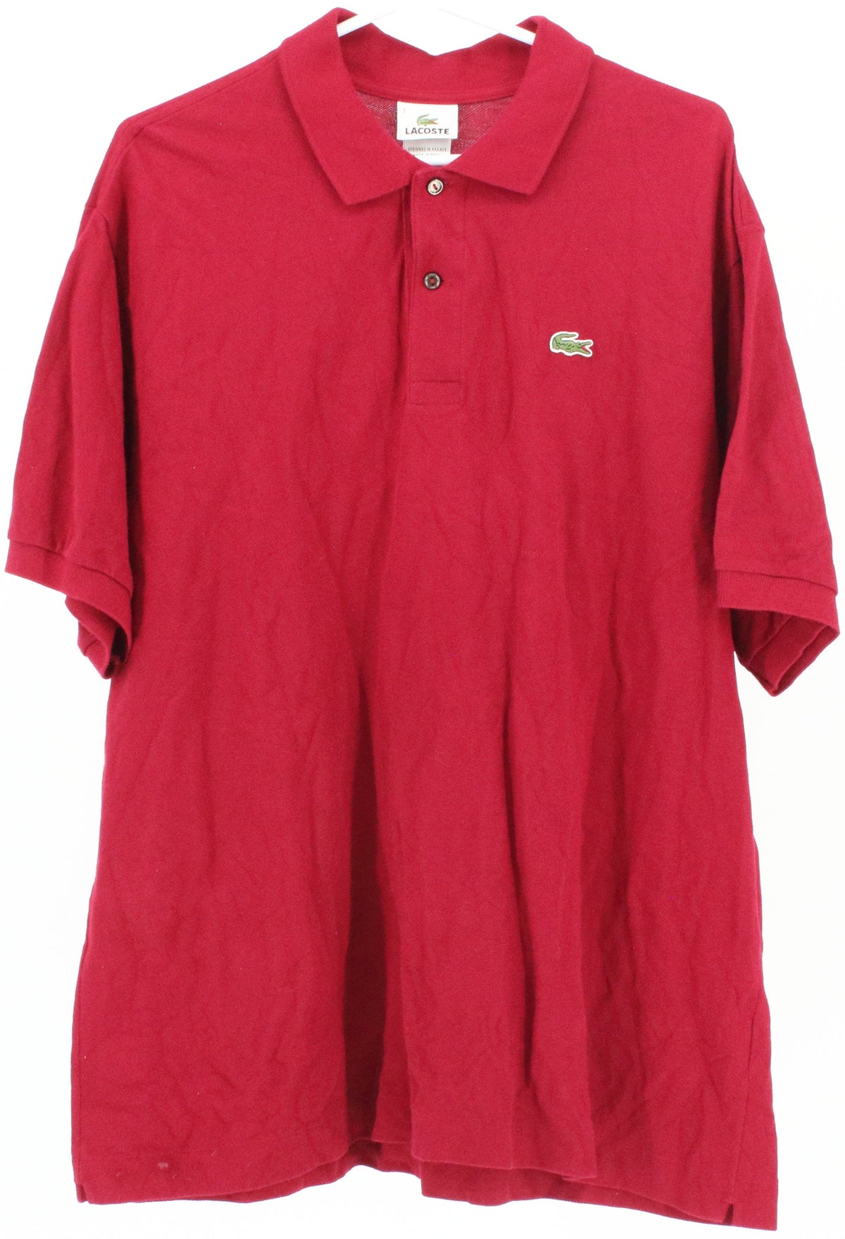 Lacoste Dark Red Polo Shirt