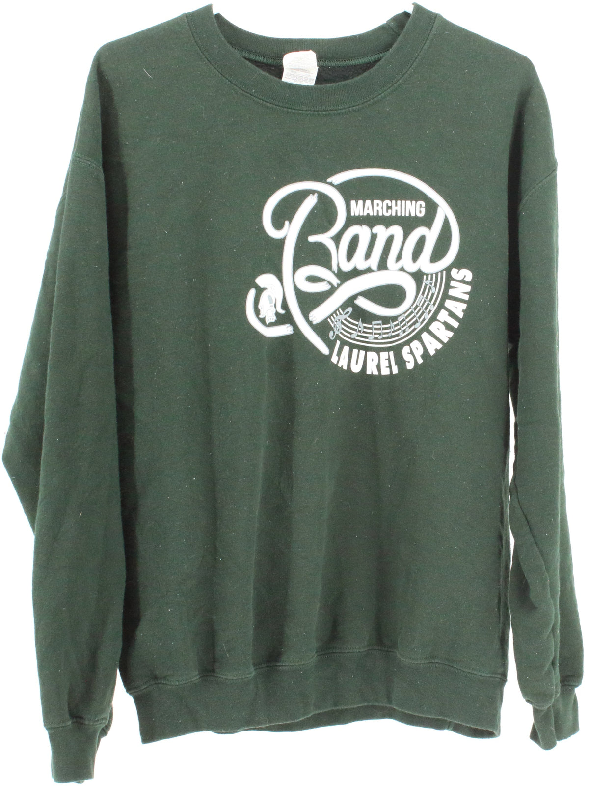 Gildan Marching Band Laurel Spartans Green Sweatshirt